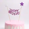 Ropa Morada Corona Princesa Pastel Horneado Decoración Decoración Muñeca Modelo Niña Morada Castillo Princesa Regalo de Cumpleaños