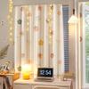 Cortinas Nuevas Personalizadas de Velcro Shaoxing Keqiao Tela para Cortinas Blackout Cortina de Gasa Venta al por Mayor Cortina de Puerta a Prueba de Viento y Cálida