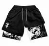 Pantalones Cortos Serie Dragon Ball Impresión Digital 3D Adulto Doble Capa Pantalones de Playa Amazon Comercio Electrónico Transfronterizo Caliente Fábrica