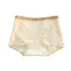 Algodón Puro para Mujer Estilo Francés Floral Hipster Cintura Media Transpirable 10A Antibacteriano Entrepierna Extendida Más Amplia Calzoncillos tipo Boxer