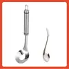 Cuchara para albóndigas de acero inoxidable 304, Fabricador manual de albóndigas para el hogar, Cucharón para bolas de pescado, Herramienta para formar albóndigas