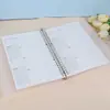 Carpeta Cuaderno de Hojas Sueltas Simple Desmontable Bloc de Notas para Estudiantes A5 Línea Horizontal Cuaderno de Espiral Cuadrículas Cuadrículas Cuaderno