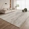Alfombra lavable de estilo minimalista de cachemir sintético, alfombrilla suave estilo vintage para la sala de estar, producto popular transfronterizo, alfombra para el hogar antideslizante y resistente a la suciedad