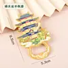 Imanes Metálicos para Refrigerador Serie Nanchang, Abrebotellas Metálico Tengwangge, Sello Cuadrado, Imanes para Refrigerador Atracción Colección Nanchang