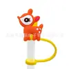 Novos acessórios para namoradas Tubo de sucção Manga Tampa de sucção Silicone Plugue de poeira Bonito Anime Party Straw Decoration Produtos transfronteiriços