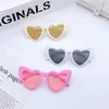 Óculos de Sol Infantis Fofos Moda Amor Novo Tendência Óculos de Bebê Formato de Foto Meninas Óculos Anti-UV