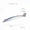 Explosiones clip de metal para colgar DIY color retenedor flequillo de niña pinza de borde pinza plana pasador accesorios para el cabello accesorios para el cabello