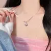 Colar de Pérolas Cereja Mais Vendido Transfronteiriço Estilo Ins Feminino Moda Alta Qualidade Corrente de Clavícula Coração Novo Pingente de Joia