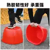 Cesta Plástica Imitação Bambu Cesta para Colher Grãos Frutas Agrícola Arroz Milho Espessada Grande Estrutura para Legumes com Tampa