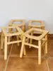 Estante para Inodoro para Hogares de Personas Mayores y Artefacto de Baño para Mujeres Taburete para Sentarse Silla Taburete Auxiliar de Madera para Mujeres Embarazadas