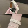 Venta Caliente de E-Commerce Correa de Reloj Linda de Gato con Textura Fina y Patrón de Lichi Adecuada para Xiaomi Mi Band 8/9 Pro Correa de Reloj de Cuero con Bloques de Color