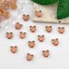 Joyería de uñas con diseño de oso pardo de dibujos animados, venta al por mayor, mixta, tridimensional, de resina, ángel, oso, para decoración de uñas, joyería de dibujos animados