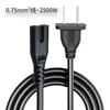 Cable de alimentación con enchufe de figura de ocho estándar nacional, 1.5 m de largo, universal para impresora y audio, venta directa de fábrica de Dongguan