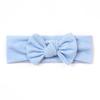 Europeu e Americano Nova Banda de Cabelo do Bebê Banda de Cabelo Crianças Liso Bow Headband Acessórios de Cabelo Nova Cor Sólida Baby Hair Band