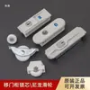 WT9700 com Display Vermelho/Verde Porta Deslizante 9980 Armário de Arquivo Fechadura de Porta Deslizante Fechadura de Gancho de Chapa de Aço Acessórios de Polia
