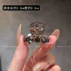 Exquisita y Compacta Pasador Pequeño Incrustado de Diamantes para Mujer, Pinza de Flequillo de Alto Nivel y Versátil, Nuevo Clip Lateral para la Oreja