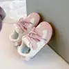 Zapatillas para Niña 2026 Otoño Nuevo Estilo Moda Infantil Zapatos de Princesa con Lazo Suela Suave Antideslizantes Zapatos Casuales