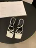 Sandalias de Tacón Alto de Verano para Mujer Chuyuji, Estilo Francés de Noche, Vintage, Combinadas con Faldas, Sandalias Romanas, Chanclas de Chica Atrevida para Uso en Exteriores