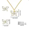 Serie de Conjuntos de Joyería Transfronterizos, Accesorios de Joyería de Lujo Ligero y Gama Alta, Conjuntos de Joyería de Cobre Chapado en Oro de Diseño de Nicho, Artículos Populares