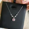 Colar de Açúcar Quadrado Retro Francês Feminino Elegante para o Trabalho Nicho Exquisito Corrente para Clavícula Doce Menina Estudante Acessório Diário