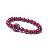 Venta al por mayor de fábrica cinabrio de mineral en bruto auspicioso ruyi pulsera con hebilla de la paz natural alto contenido púrpura imperial arena dorada pulsera