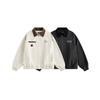 Selección del personal Chaqueta de trabajo retro americana Detroit Unisex Chaqueta de solapa bicolor para pareja W224