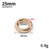 Anillo Plano de Resorte Metálico Alambre Cuadrado Anillo Abierto Llavero Aleación de Zinc Hebilla Redonda Aplanada Hebilla de Resorte Accesorios para Llavero