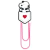 Clip de Papel Grande Snoopy Transfronterizo Suministros de Oficina Clip de Papel Creativo Lindo Aguja en Forma de U Marcador de Libros de Dibujos Animados de PVC