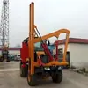 Máquina apiladora de barreras de seguridad, máquina perforadora de carreteras multifuncional, máquina de perforación y extracción totalmente hidráulica, máquina integrada de perforación y extracción, exportación