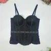 Corsé de encaje bordado transfronterizo europeo y americano, sujetador con ballenas, camisola de punto adelgazante para la cintura, adelgazante, sexy sin espalda
