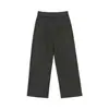 Roupas Vintage Yidao 2026 Outono Novo Calças Casuais de Lã Pesada Estilo Retro Japonês para Homens, Calças Retas Largas, Calças de Lã Cor Sólida