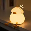 Lámpara de Noche Pequeña y Linda, Lámpara de Mesa Adorable y Creativa, Lámpara Táctil de Silicona con Forma de Nube, Compañera de Sueño Luz de Noche para Niños
