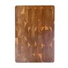 Tabla de Cortar Popular Transfronteriza Madera de Acacia Tablero de Corte de Damero Geométrico Vertical Cuadrado Tabla de Cortar de Madera Madera Sólida para el Hogar