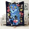 Manta de Sofá de Oficina Temática de Caza de Grupo Femenino de Kpop, Manta Estampada de Franela, Manta para Siesta de Mercancía Transfronteriza, Manta Cubierta