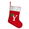 Meia de Natal com laço, meia para pendurar na lareira, decoração de Natal em veludo, saco de presente, decoração de saco de doces