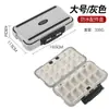 Caja de Accesorios para Pesca con Señuelo Impermeable Caja de Almacenamiento Pequeña para Anzuelos y Accesorios Pequeños Caja de Accesorios para Pesca con Señuelo Portátil Impermeable para Exteriores