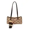 Yuezhi 2026 bolso de hombro de lunares para principios de otoño, bolso Boston, bolso cruzado tipo almohada para el trabajo, bolso baguette