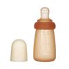 Cuchara de Silicona para Papilla de Arroz para Bebé, Cuchara para Alimentar con Presión para Biberón, Cuchara Suave de Silicona, Suministros Maternos e Infantiles, Cuchara para Alimentar con Medicamento