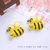 Acessórios de Joaninha de Desenho Animado em Resina Besouro Abelha Inseto Cola de Creme DIY Presilhas de Cabelo para Crianças Fivelas de Sapato Decorações de Sapato