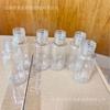 Botella Transparente Redonda de Hombro con Borde de 30ml, Fácil de Rellenar Muestra, Portátil para Viajes de Negocios