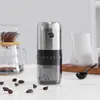 Molinillo de café eléctrico de entrega directa en stock transfronterizo con ajuste de engranaje externo, molinillo de café eléctrico recargable para uso doméstico