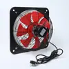 Potente Ventilador de Extracción Doméstico de 12-14 Pulgadas Ventilador de Extracción Industrial Metálico Ventilador de Extracción de 47 Aspas para Ventana de Cocina Campana Extractora