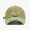 Gorra de Béisbol de Algodón Cepillado con Letra Estilo Coreano Primavera y Otoño Ala Ancha Versátil para Viajes al Aire Libre Protección Solar Casual Gorra de Pico de Pato