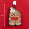 Toalla de Mano de Dibujos Animados de Navidad para Colgar en la Pared de Coralina Personalizada Absorbente de Secado Rápido Trapo Grueso Pañuelo de Regalo Navideño para Cocina