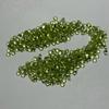 Piedras Semipreciosas Naturales 1.0 1.25 1.5 3mm Redondo Peridoto Piedra Cruda Peridoto Natural Piedra Suelta Piedra para Accesorios