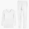 Auténtico Conjunto de Ropa de Otoño Yiershuang para Mujer, Exquisito Algodón, Cuello Redondo, Algodón Puro Completo, Cuello Medio Alto, Grosor Medio, Traje de Algodón Puro, Top y Pantalones