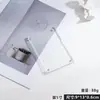 Marco de fotos magnético transparente de acrílico transfronterizo, marco de exhibición magnético, pegatina magnética para refrigerador de fotos, tarjeta pequeña con atracción magnética, personalizable