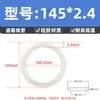 Anel de vedação O-ring de silicone, O-ring resistente a óleo, diâmetro do fio 2,4 mm * diâmetro externo 6-180 mm, vedação de borracha tipo O