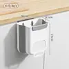 Lixeira Dobrável de Parede para Cozinha Porta de Armário Específico Lixeira de Grande Capacidade Cesto de Armazenamento de Papel Sujo para Banheiro