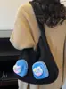 Bolsa de Tricô Nova Fofa, Tendência, Moderna e Versátil Bolsa de Ombro de Grande Capacidade, Bolsa Tote Portátil de Alta Qualidade para o Dia a Dia